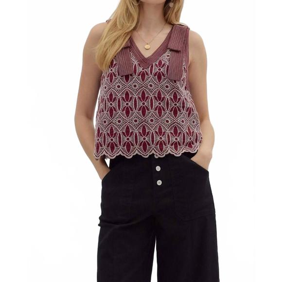 NEW ENTRO women's abbey top in multi - Picture 1 of 5